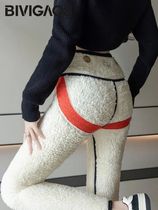 Autumn Winter Extra Thick Lamb Velvet Shark Leggings