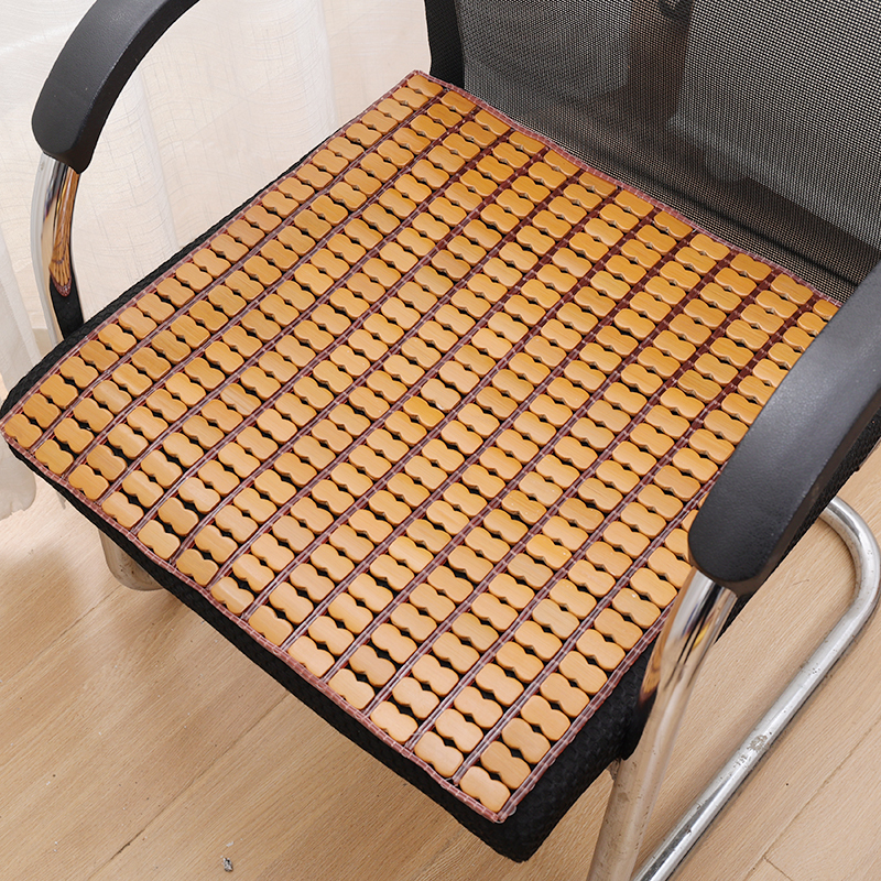 Mahjong Mat Seat Cushion Summer Breathable Office Chair Car Bamboo Cooling Mat Student Stool Chair Cushion Hair Salon