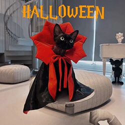 Cat Halloween Shawl Vampire Earl's Cape Puppy Puppy Collar Cape Pet Photo Dress Dress