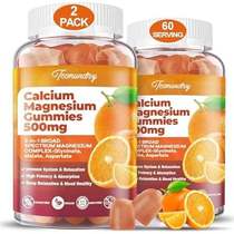 Calcium Magnesium Gummies High Absorption Calcium 600 mg