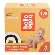 Hello Bello Premium Diapers Size 3 (14-24 lbs) Surprise