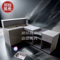 Fruit cutting workbench fruit shop cashier washing and cutting table integrated commercial fruit cutting table with sink fruit cutting table