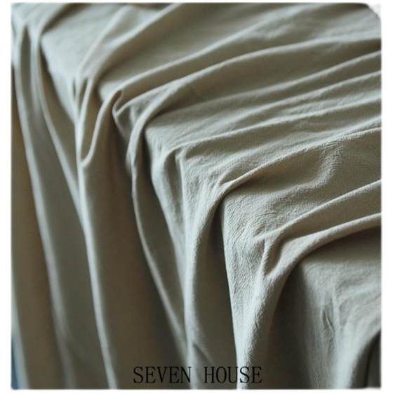 亚麻色白色婚礼生日宴会甜品台桌布小红薯背景布集市摆摊桌布