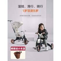 Germanys new childrens tricycle foldable and lightweight 1-6 baby push bicycle