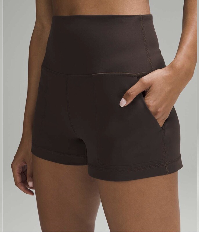 Lululemon Naked Feeling Classic 3inch High-Waisted Shorts with Pockets