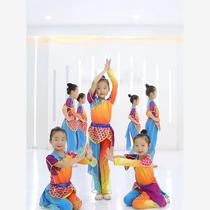 Fishs Happy Song Dance Performance Costume The 8th Xiaohe Style Chirp Fishs Leap Dai Classical Childrens Performance Costume
