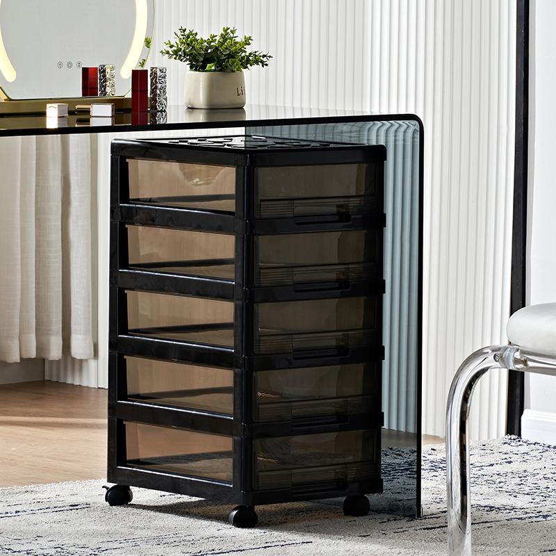 Plastic Narrow Gap Storage Cabinet under the Bedroom Bedside Desk in the Living Room, Drawer-Type Storage Rack with Multiple Compartments Plastic Narrow Gap Storage Cabinet under the Bedroom Bedside Desk in the Living Room, Drawer-Type Storage Rack with Multiple Compartments