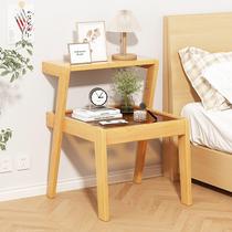 Small bedside table modern simple household floor-standing light luxury storage locker multi-functional bedroom bedside small cabinet