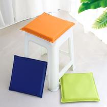 Small square stool cushion butt cushion waterproof high-end leather chair cushion square soft cushion solid wood stool cushion non-slip self-adhesive