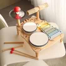 Drum set for children beginner drum baby one-year-old baby toy music early education educational musical instrument for boys and girls {