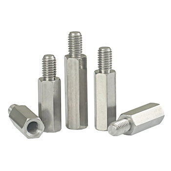 .m2m3m4m5m6mm stainless steel 304 single-head hexagonal stud chassis motherboard connecting column isolation column screw