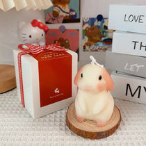 The Rabbit is Like a Brocade scented candle cute and creative birthday gift niche best friend and lover souvenir gift rabbit