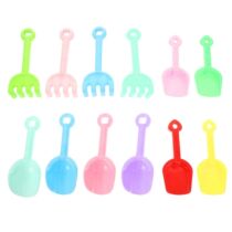 12 Pcs Childrens Beach Toys Kids Sand Shovels Gardening Chi