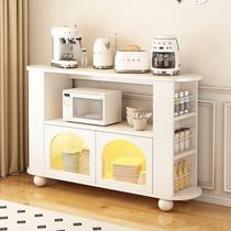 Cream style sideboard against the wall integrated household storage cabinet simple kitchen storage cabinet simple living room storage cabinet