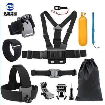 Gopro universal 11-in-1 action camera chest strap headband accessory set headband wrist strap chest strap backpack clip