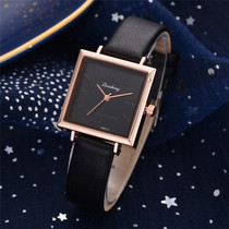 Women Watch 2024 Femme Square Leather Strap Fashion Luxury W