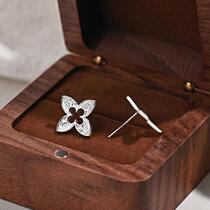 S999 silver Korean version niche design Tangcao ear bone nails fashion simple personality retro earrings C00975