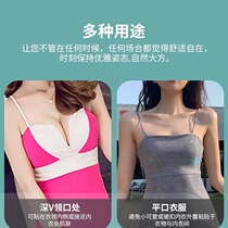 One-piece dress Anti-Walking Light Sticking neckline Chest Double-sided Adhesive with invisible fixed sticker Leakproof Chest and Chest Strap Slip Shoulder
