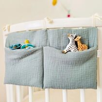 1Pc Blue Portable Baby Crib Storage Bag Multifunctional Bed