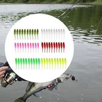 60x Fishing Bait Saltwater Lures Panfish Swimbaits Soft