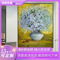Living room Corridor Xuanguan hanging painting Home Residence Decoration Painting Digital Oil Painting core No Box Painting