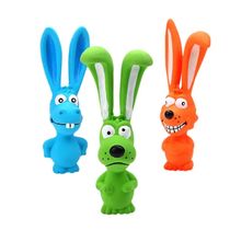 Doggs cats Pet Squeaky Rabbit Toy for Non-toxic Chew Toy and