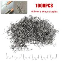 100 500Pcs 0 6 0 8mm S Wave Staples For Car Bumper Bodywork