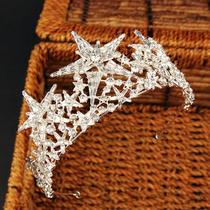 Bridal tiara elegant wedding crystal crown wedding dress birthday shooting accessories photo studio accessories wedding hair accessories