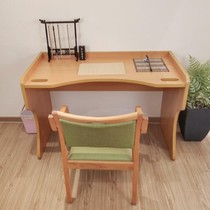 Customized aging-friendly furniture daycare center nursing home elderly apartment study wooden desk TV writing table