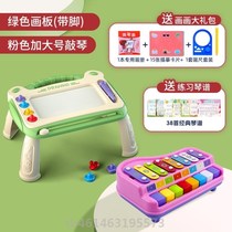 Childrens percussion baby puzzle percussion piano playing eight-note piano small piano toy early education xylophone player two-in-one percussion piano