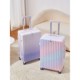 Small fresh gradient color suitcase new women's 20-inch high-value trolley suitcase student 24 password suitcase