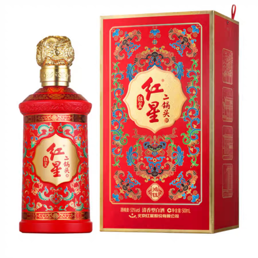 红星红星二锅头钰玺-鸿钰清香型白酒53度500ml 单瓶装评价- 淘宝网