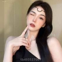 Earrings eyebrow hair accessories womens ethnic pendants forehead style {exotic Tibetan forehead accessories hair accessories Tibetan chain tassels