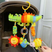Baby toy stroller pendant rainbow bed bell soothing 0 to 1 year old 3 to 6 months newborn baby rattle color