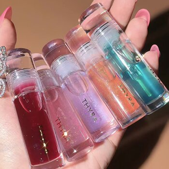Thyra Jingya Crystal Bright Lip Oil Lightweight Moisturizing Watery Mirror Clear Lip Moisturizer for Students