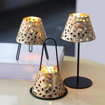 New European retro creative candle holder ornaments in stock cross-border Amazon candlelight dinner props candle holder