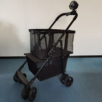 Summer pet stroller cooling handheld fan USB charging Octopus mini fan stroller outdoor portable