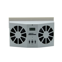 Car exhaust fan wireless solar car air purification USB charging exhaust car ventilation deodorizing radiator