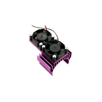 540 aluminum alloy radiator climbing car 540 brush motor 3660 brushless motor single and double fan radiator