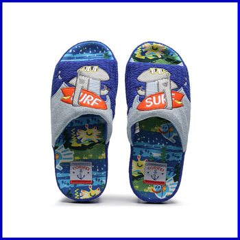 Corifei Children's Open-Toe Spring and Autumn Slippers for Boys, Indoor Home Use, Cross-Border