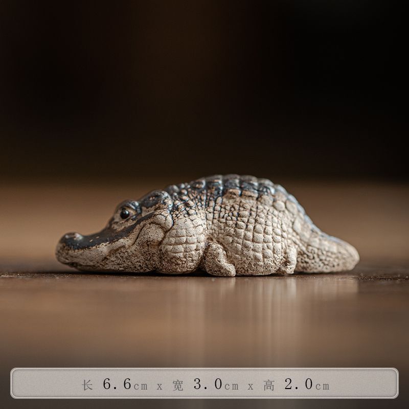 Yixing Purple Clay Tea Pet Small Crocodile, Premium Quality, Can Be Raised, Mini Cute Alligator, Tea Set Accessory, Tea Toy, Desktop Ornament Yixing Purple Clay Tea Pet Small Crocodile, Premium Quality, Can Be Raised, Mini Cute Alligator, Tea Set Accessory, Tea Toy, Desktop Ornament