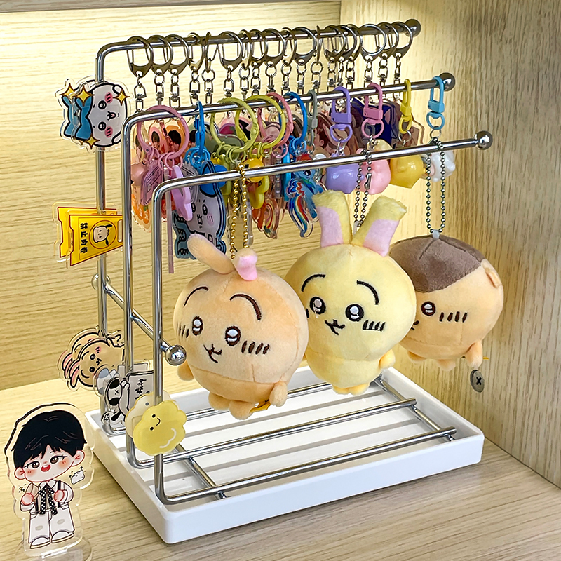 Keychain Display Rack for Hanging Anime Accessories, Guka Merchandise, Small Figurines, Doll Pendants, Storage, Jewelry Storage Rack Keychain Display Rack for Hanging Anime Accessories, Guka Merchandise, Small Figurines, Doll Pendants, Storage, Jewelry Storage Rack