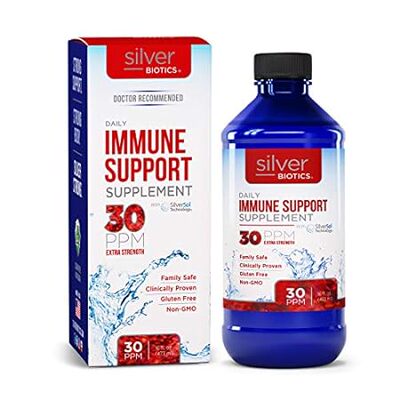 Silver Biotics 30 PPM Extra Streangth Daily Immune поддержка