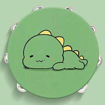 Tambourine teacher uses childrens kindergarten baby empty rattle professional percussion dance hand-cranked performance instrument tambourine