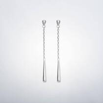 Han Yis real shot s925 earrings for women plain silver earrings high-end pure silver earrings 2022 new earrings