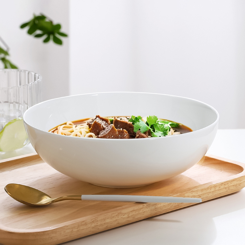 Bone China Soup Noodle Bowl, Household Dish Bowl, Wide-Mouth Shallow Bowl, High Aesthetic Salad Bowl, Ceramic Noodle Mixing Bowl, Small Soup Bowl, Rice Bowl Bone China Soup Noodle Bowl, Household Dish Bowl, Wide-Mouth Shallow Bowl, High Aesthetic Salad Bowl, Ceramic Noodle Mixing Bowl, Small Soup Bowl, Rice Bowl