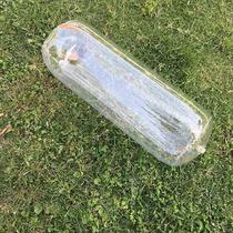 Transparent inflatable cylindrical pillow sofa waist back pillow neck pillow oval leg pillow outdoor pillow long pillowcase core