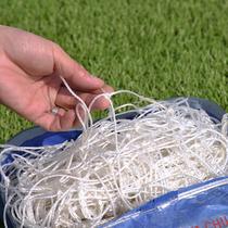 Rongjian standard reinforced football net 5-a-side 7-a-side 11-a-side polyethylene football goal net anti-aging