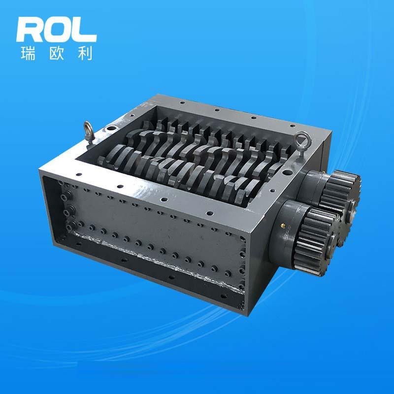 Rioli double-shaft shredder chassis waste cans plastic metal electronic waste plastic shredder chassis