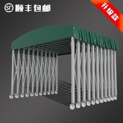 Large Sliding Canopy Warehouse Factory Sunshade Outdoor Rainproof Retractable Tent Parking Event Mobile Canopy